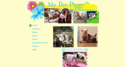 Desktop Screenshot of mypetpiggy.com